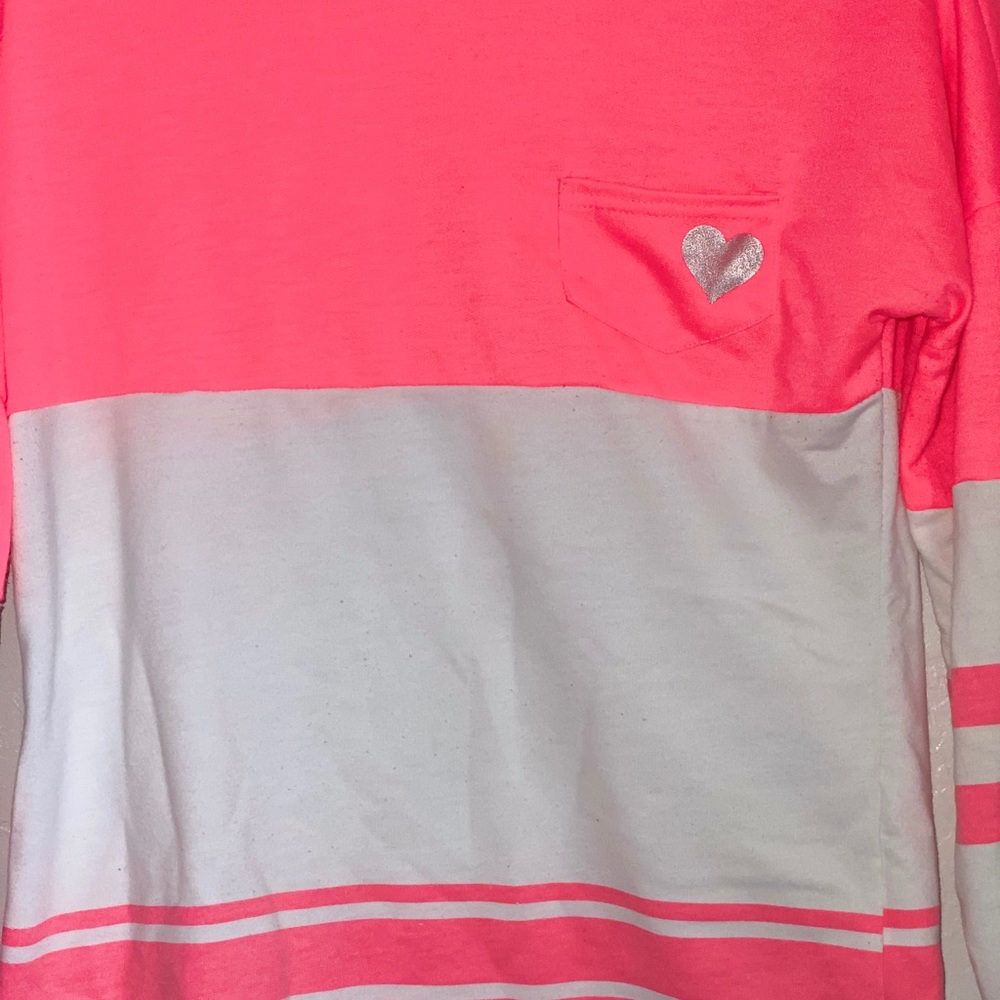 Hot pink top!